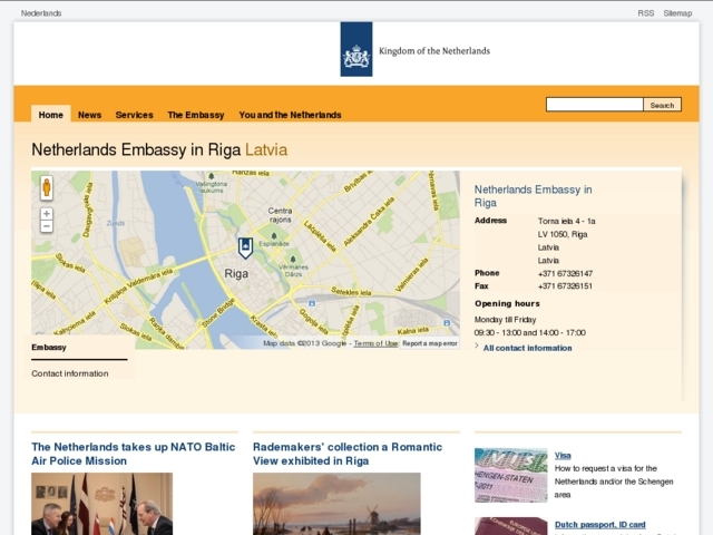 Nīderlandes Karalistes vēstniecība, 